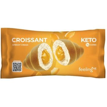 Feeling Ok Croissant Ripieno Di Crema All'albicocca 50 G