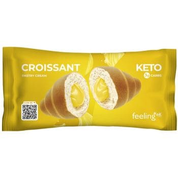 Feeling Ok Croissant Ripieno Di Crema Pasticcera 50 G