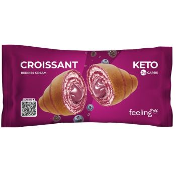 Feeling Ok Croissant Ripieno Di Crema Ai Frutti Di Bosco 50G