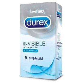 Durex Invisible Preservativi Ultra Sottili 6 Pezzi