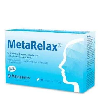 Metagenics Metarelax New Integratore Alimentare 45 Compresse