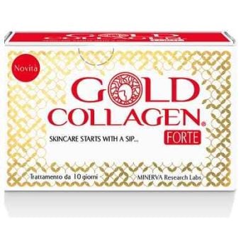 Gold Collagen Forte Integratore Antiage 10 Flaconcini