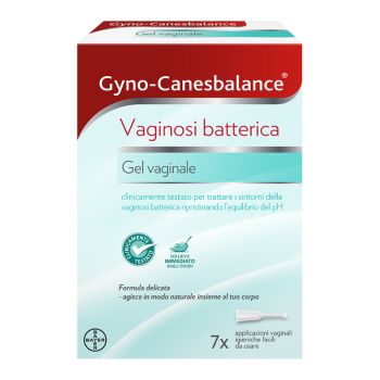 Gyno-Canesbalance Gel Vaginale Contro Vaginosi Batterica E Infezioni Vaginali 7 Flaconcini Applicatori Monouso