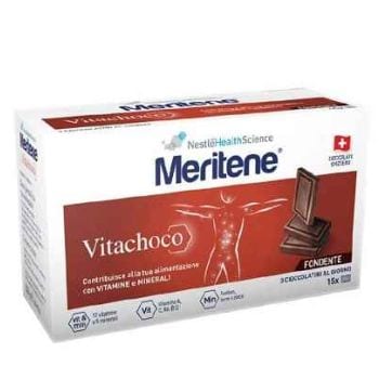 Meritene Vitachoco Fondente Integratore Multivitaminico 15 Cioccolatini