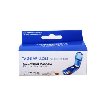 For.me.sa Tagliapillole Tascabile Con Scomparto Arrotondato