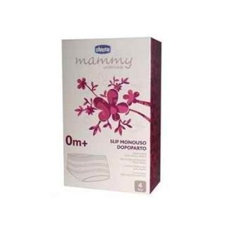 Chicco Slip Rete Monouso Post Parto Taglia Unica 4 Pezzi