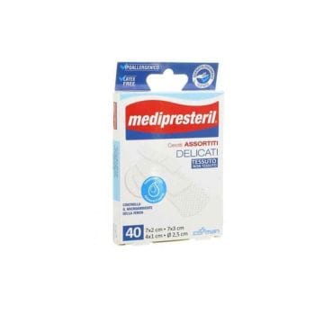 Corman Spa Medipresteril Cerotti Delicati Assortiti 4 Formati 40 Pezzi