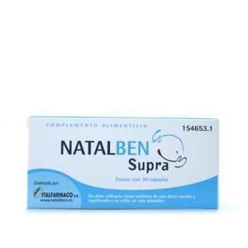 Natalben Supra Integratore Gravidanza 30 Capsule Molli