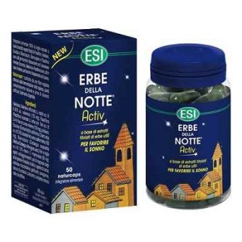 Esi Erbe Della Notte Activ Integratore Sonno 50 Capsule - Farmaciauno.it
