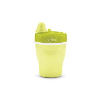 Nuvita Tazza Doppio Isolamento Termico E Beccuccio Rigido Verde 12 M+ 200 Ml