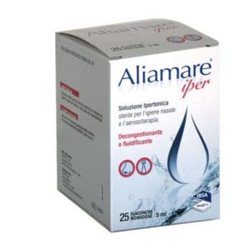 Aliamare Iper Soluzione Ipertonica Igiene Nasale 25 Flaconcini Monodose
