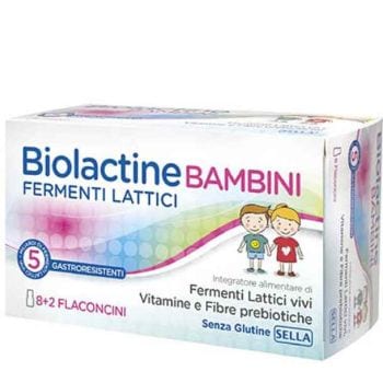 Biolactine Bambini Integratore Di Fermenti Lattici 8 Flaconcini
