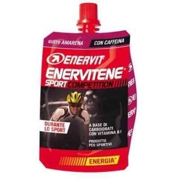 Enervit Liquid Gel Con Caffeina Integratore Per Sportivi Gusto Amarena Pack Da 60 Ml