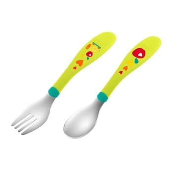 Chicco Ch Posate Inox 18M+ Verde