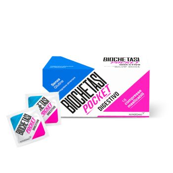 Alfasigma Biochetasi Pocket Compresse Masticabili Integratore 18 Compresse