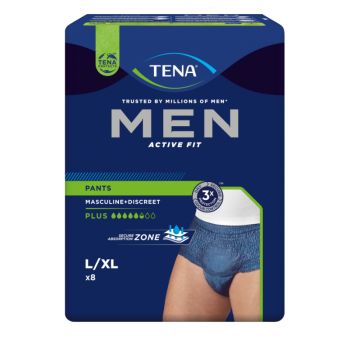 Tena Men Active Fit Slip Assorbente Uomo Perdite Urinarie Taglia L 8 Pezzi