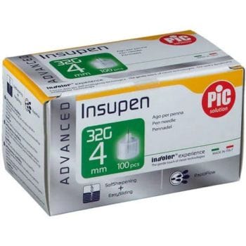 Pic Insupen 32 G 4 Mm Aghi Pungidito 100 Pezzi
