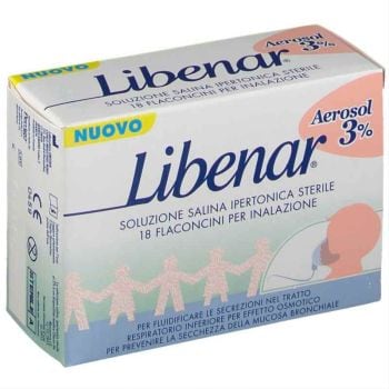 Libenar Aerosol 3% Fiale Soluzione Salina Ipertonica 18 Flaconcini