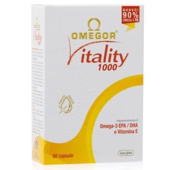 U.g.a. Nutraceuticals Omegor Vitality 1000 60 Capsule Molli
