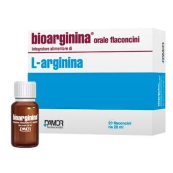 Farmaceutici Damor Spa Farmaceutici Damor Bioarginina Orale 20 Flaconcini X 20Ml, Utile In Caso Di Stanchezza E Affaticamento
