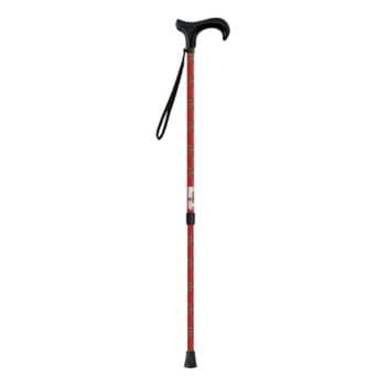 Bastone Derby Tartan Rosso E Blu