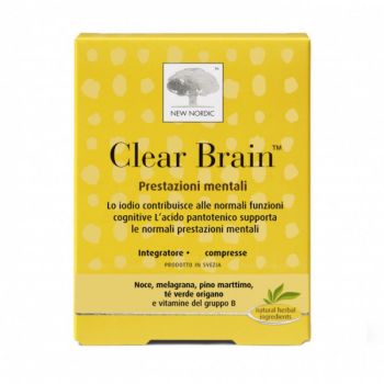 New Nordic Clear Brain 120 Cpr