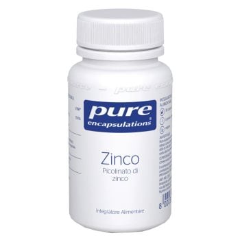 Pure Encapsulations Zinco Integratore Contro Sintomi Da Raffreddamento 30 Capsule