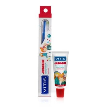 Vitis Junior Spazzolino Bambini +6 Anni + Gel Dentifricio 15 Ml