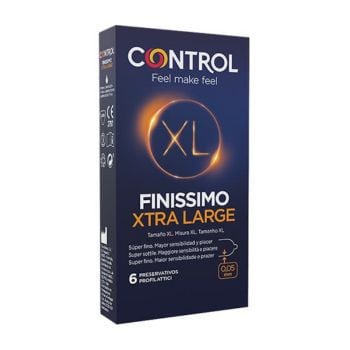 Control Finissimo Xl Profilattici Extra Large 6 Pezzi