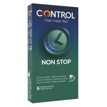Control Non Stop Profilattici Ritardanti E Stimolanti 6 Pezzi