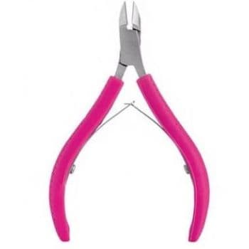 Trouss 21 Tronchese Per Cuticole Mani In Acciaio Inossidabile Colore Argento E Viola