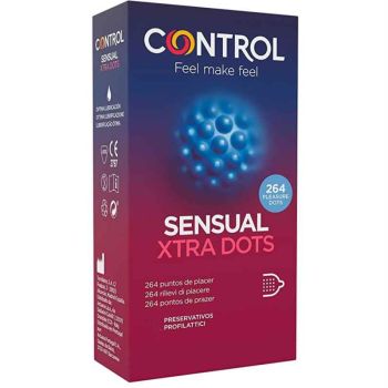 Control Sensual Xtra Dots 6 Preservativi
