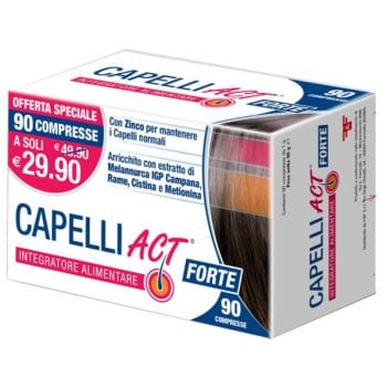 Capelli Act Forte Integratore Di Zinco 90 Compresse