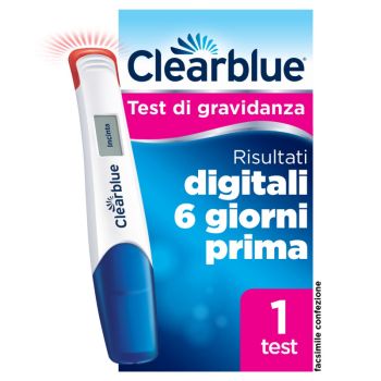 Test Di Gravidanza Rilevazione Digitale Precoce Clearblue, Risultati Digitali Con 6 Giorni Di Anticipo – 1 Test Digitale