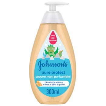 Johnson's Baby Pure Protect Sapone Mani Bambini 300 Ml