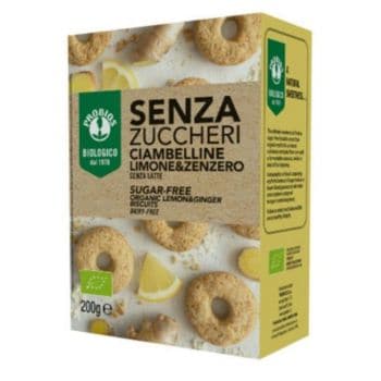 Ciambelline Limone/Zenzero Senza Zucchero 200 G