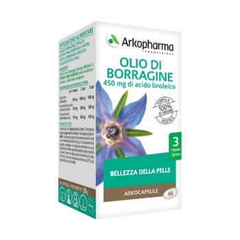Arkocapsule Olio Di Borragine Bio Integratore Per La Pelle 60 Capsule