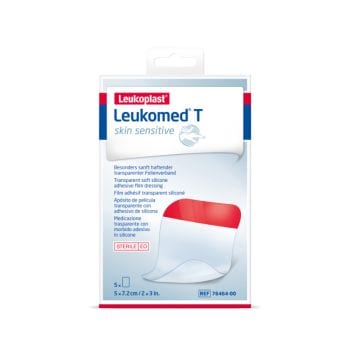 Bsn Medical Leukoplast Leukomed T Skin Sensitive Medicazione Trasparente 7,2 X 5Cm, 5 Pezzi