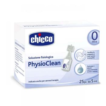 Chicco Physioclean Soluzione Fisiologica 0M+ 5 Ml 25 Pezzi