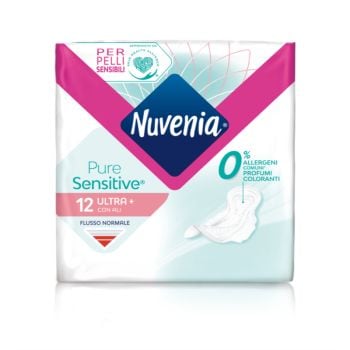 Nuvenia Pure Sensitive Assorbenti Ultra Con Ali 12 Pezzi