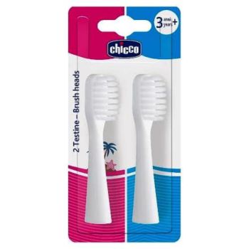 Chicco Testine Per Spazzolini Elettrici 2 Pezzi