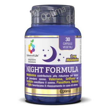 Optima Naturals Colours Of Life Night Formula 30 Capsule