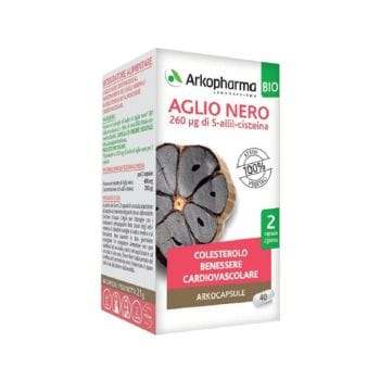 Arkocapsule Aglio Nero Bio Integratore Controlllo Del Colesterolo 40 Capsule