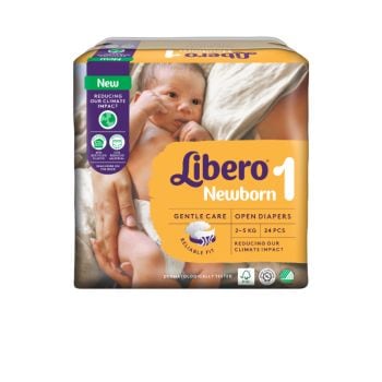 Essity Italy Spa Libero Newborn Pannolini Misura 1 (2-5 Kg) 24 Pezzi