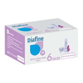 Ago Pungidito Per Insulina Diafine 31Gx6Mm 100 Pezzi