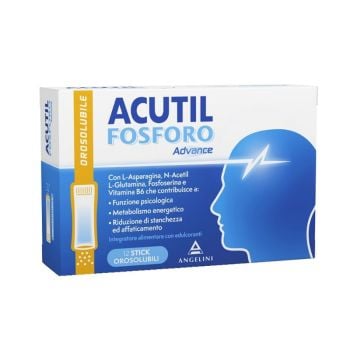 Angelini Spa Acutil Fosforo Advance 12 Stick Orosolubili