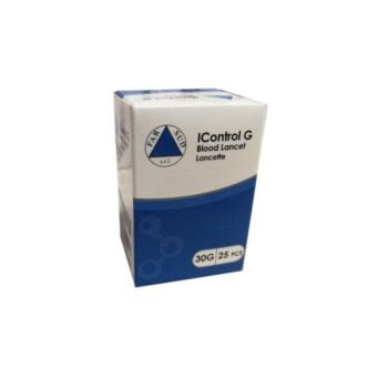 Lancette Pungidito Icontrol G Mini Safety Lancets Gauge 30 25 Pezzi