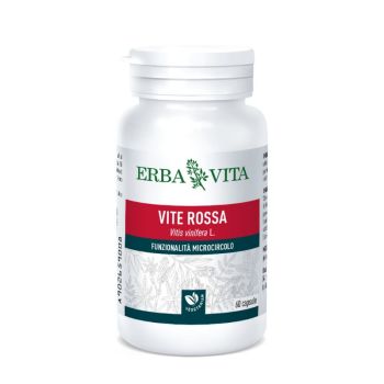 Erba Vita Vite Rossa Integratore Circolazione 60 Capsule