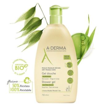 A-Derma Les Indispensables Gel Doccia Surgras