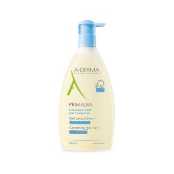 A-Derma Cosmetica Del Benessere Primalba Gel Detergente Bambini 2 In 1 500 Ml